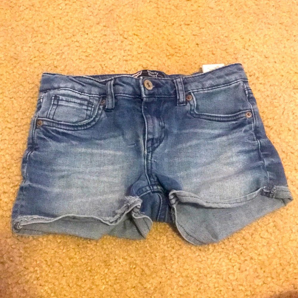 Jean shorts girls